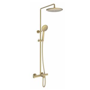 China Zinc Handle Hand Shower Mixer Set Adjustable Thermostatic Shower Soap Scum Resistance on sale