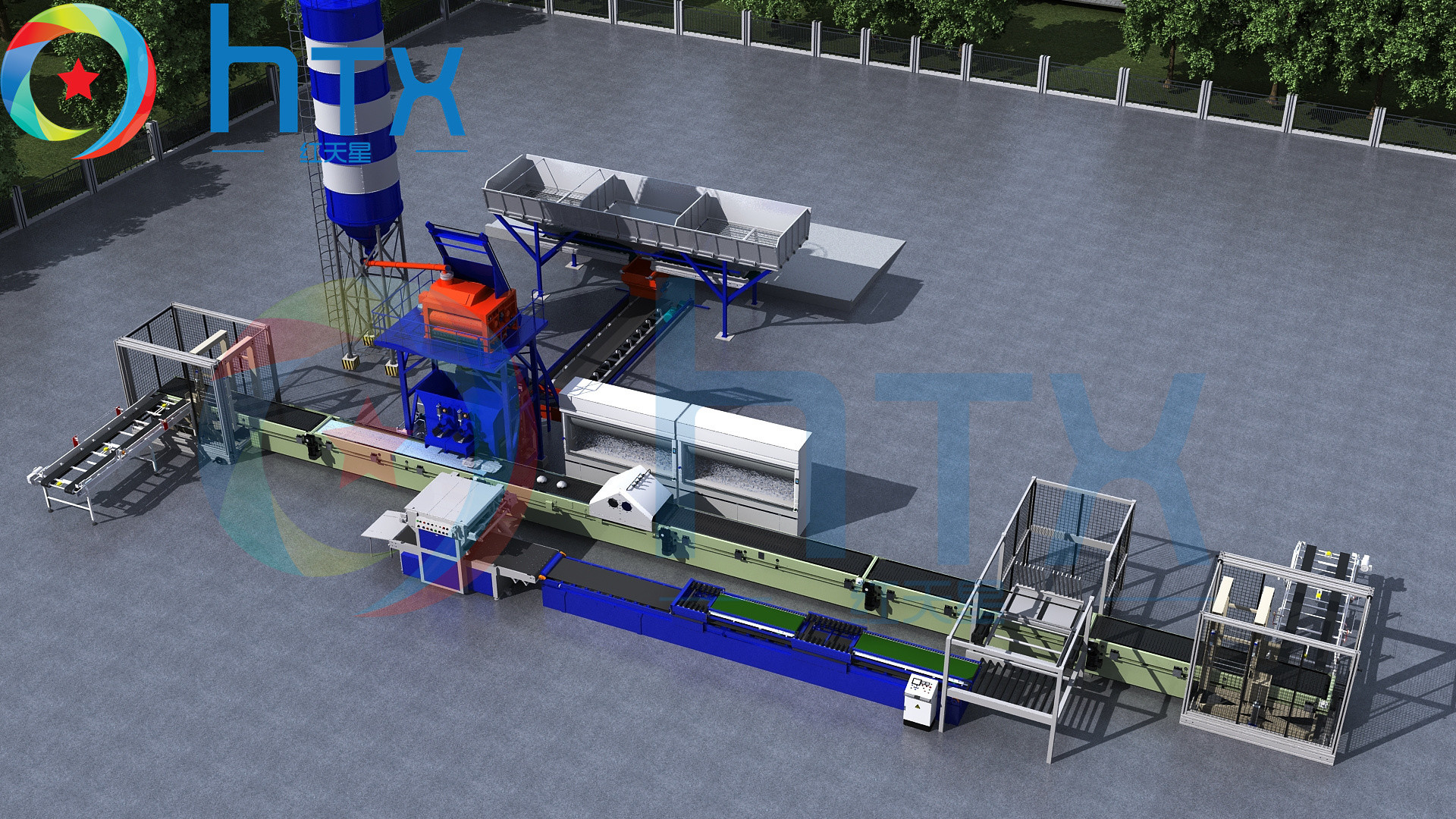 Precast Concrete Equipment Wet Cast Machinery Artificial Stone Production Line