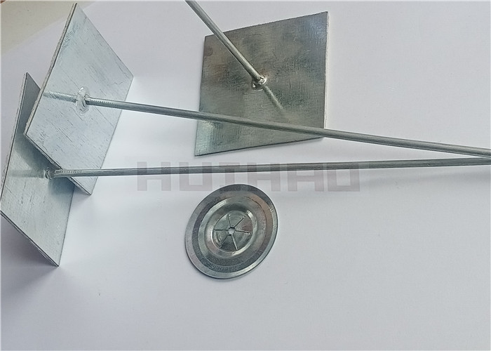 38mm Metal Self Locking Washers Square Type For Insulation Pins