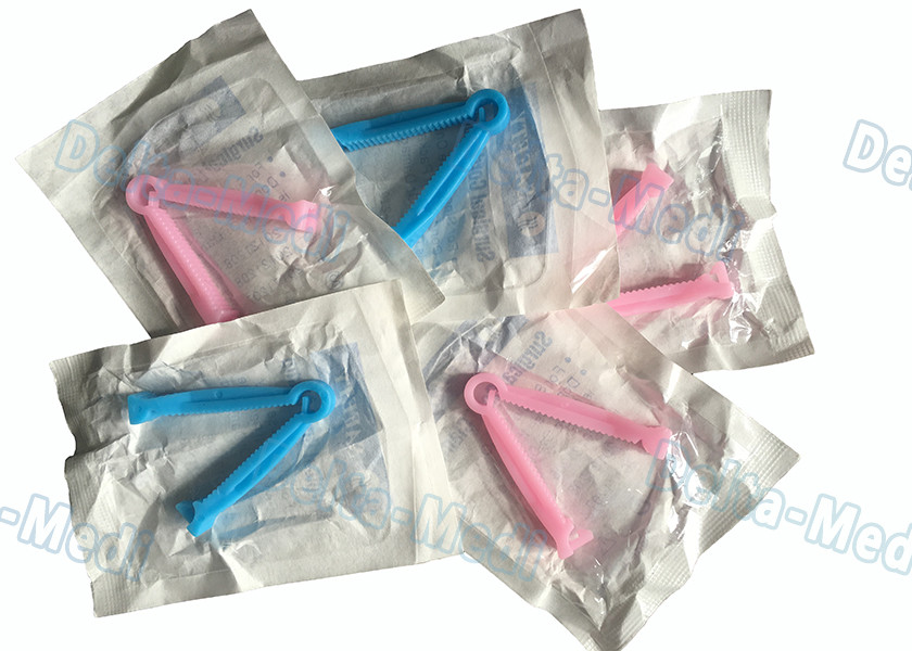 Disposable Medical Plastic Products Medical Umbilical Cord Clamp Customized Size