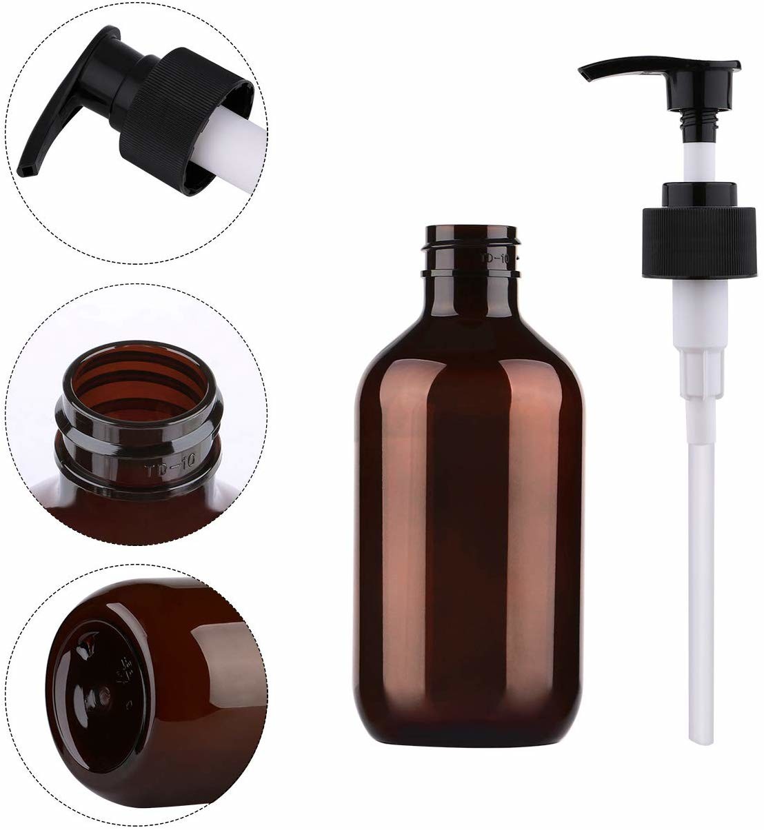 Home Bathroom Plastic Cosmetic Bottles Food Grade Non Toxic Odorless