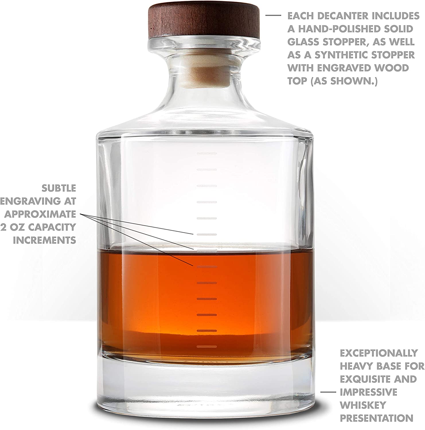 Glass Visa Bottle Sealing Type Cork 250ml 500ml 700ml 750ml Vodka Brandy Mini Bottle