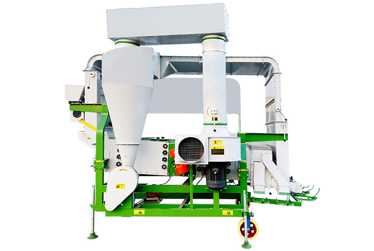 Economic Factory Grain Processing Machine High Productivity Double Air Screen
