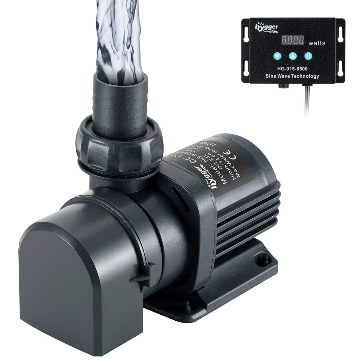 Plastic 24V DC Quiet Submersible Aquarium Pump