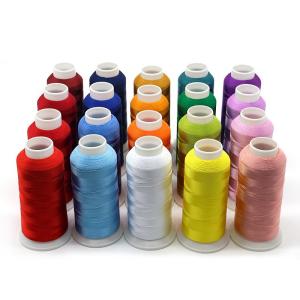 Cone Material 100% Polyester High Temperature Resistant Silk Embroidery Thread