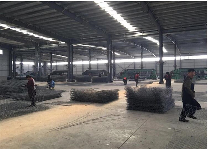 Zinc Coated Metal Stone Cage Box Gabion basket 60*80mm For Retaining Wall