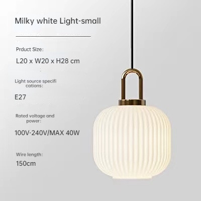 Mid century pendant light retro design glass lampRestaurant Hotel Simple Decorative Light(WH-AP-602)