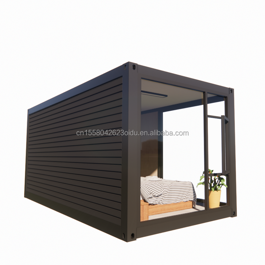 Easy Assemble Luxury Living Container House with Galvanized Steel Square Tubes Main Structure