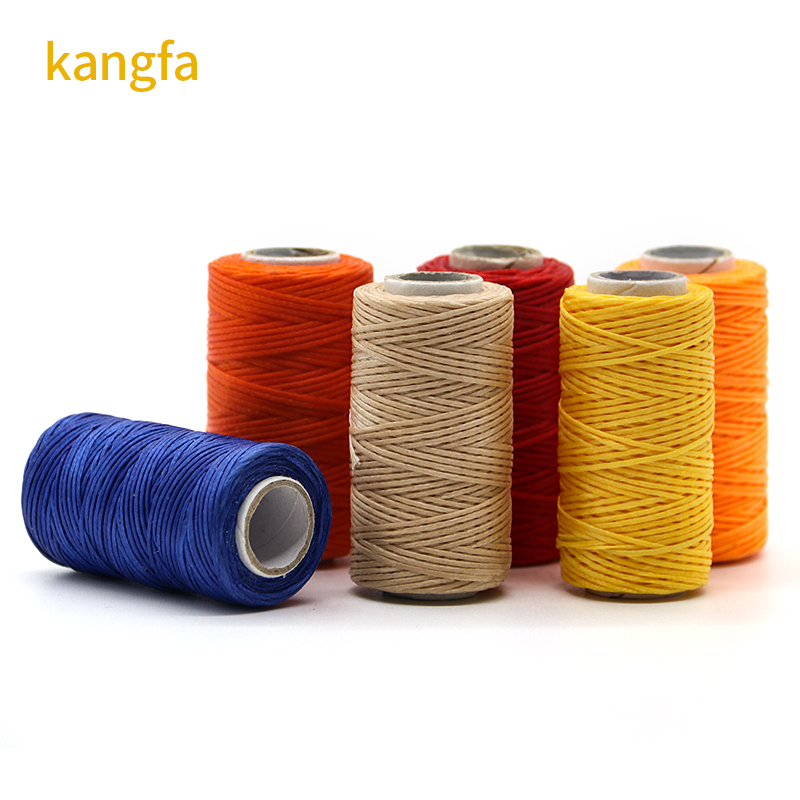 Small Roll 150d 0.8mm 30meters Spun Wax Thread for Hand-woven Bags and Bracelets