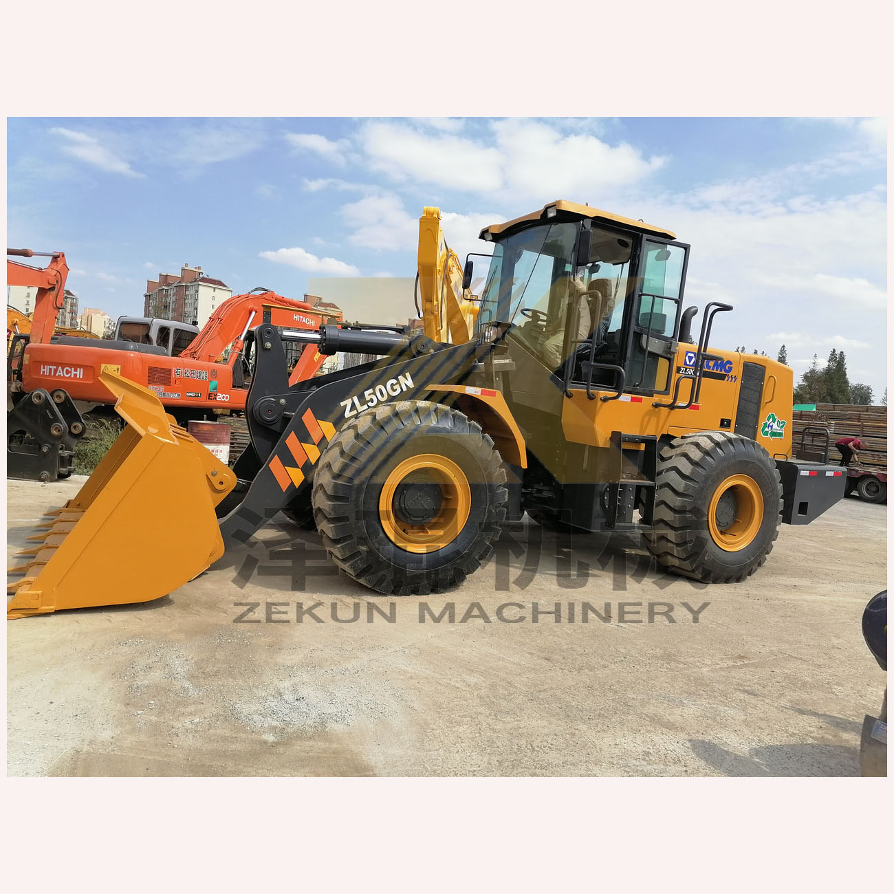 ZL50GN XG ZF 5 Ton Wheel Loader Construction Machinery Equipment for Working Hours 0-2000