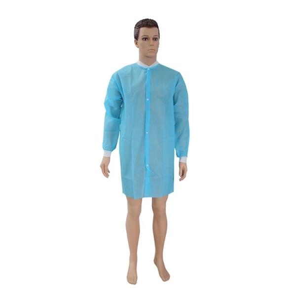 Breathable Doctors Uniform 60GSM Disposable Lab Coats