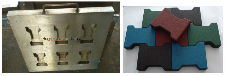 Vulcanizing Mould For Rubber Tile Making Line
