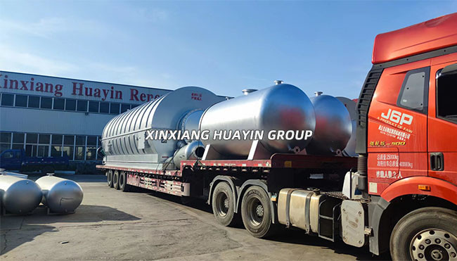 10T Waste Tyre Pyrolysis Plant Tyre Recycling Machine To Fuel Oil