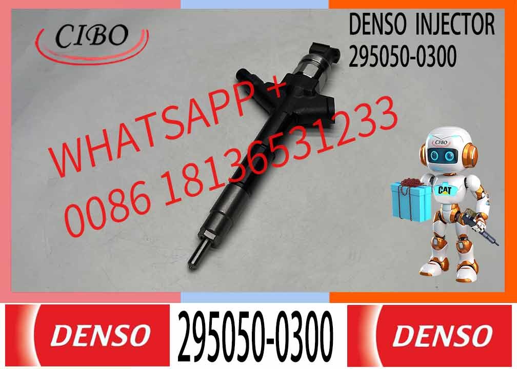 4pcs 295050-0300 Denso Common Rail Diesel Injector Nissan Navara D40(yd25) 16600-5X00A 16600-5X01A Engine