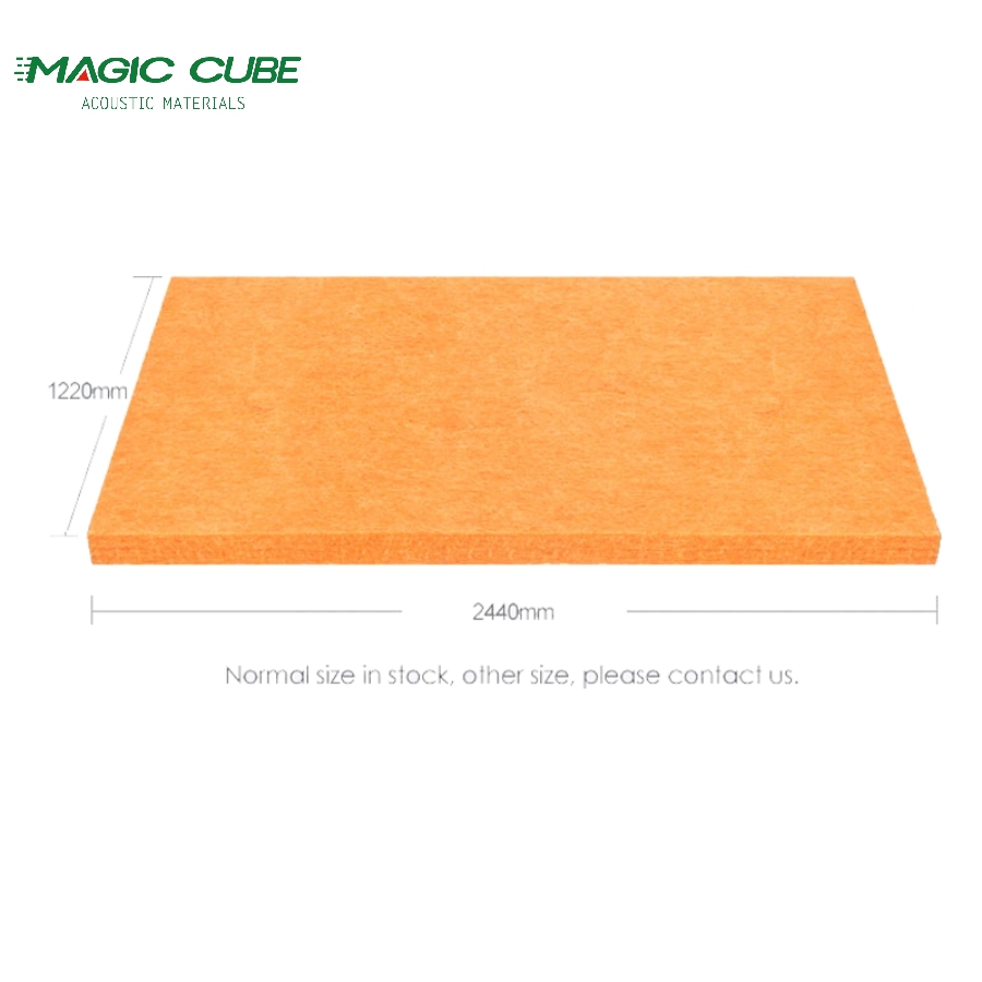 Modern Design Sound Absorbing Acoustic Panel With 100% Polyester Fiber Core Material