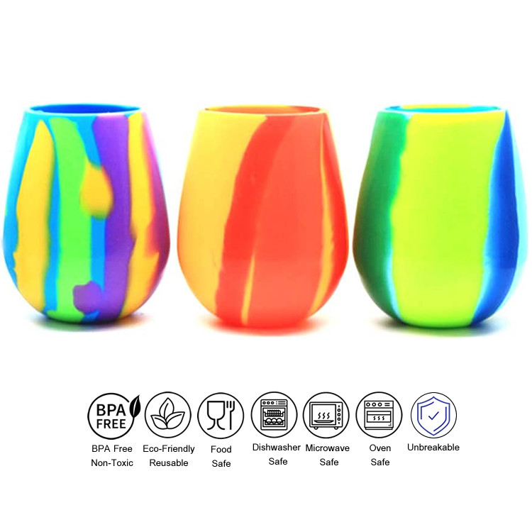 Straight Up Custom Silipint Cups Outdoor Sili Pint Glass OEM ODM