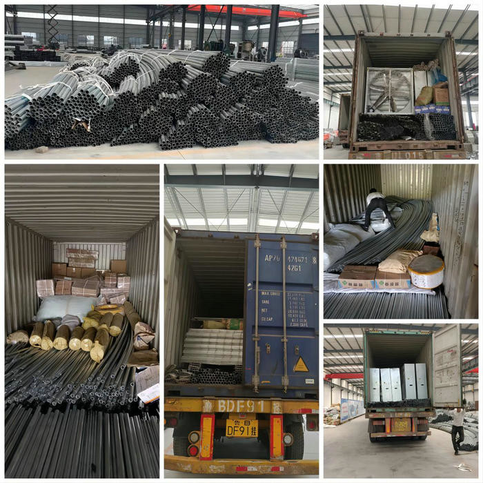 150-200micro Plastic Film Greenhouse Four Seasons With Whole System Flowers Vegetables Plants