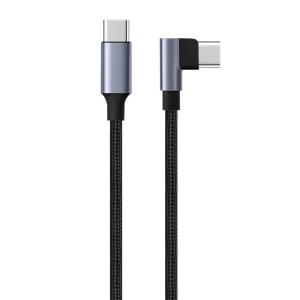Right-Angle USB-C Data Charging Cable CC60W Braided