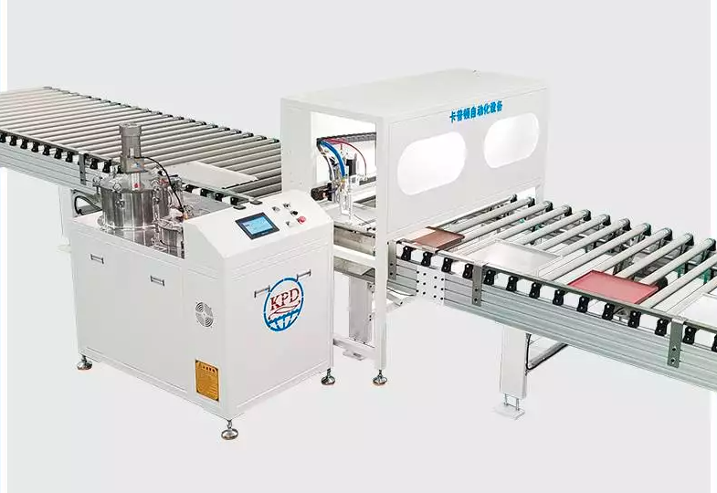 Solid Aluminium Panel PUR PU Epoxy Glue Spraying Machine with AB Glue Potting Applicator