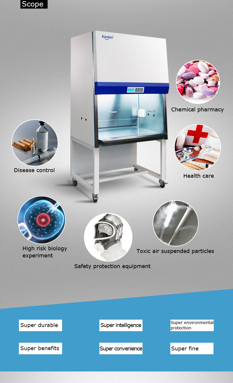 Class II Biological Safety Cabinet A2 B2 Microbiological Safety Cabinet Class 2