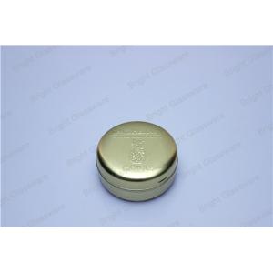 Custom Gold Candle Jars Tinplate With Custom Emboss Logo