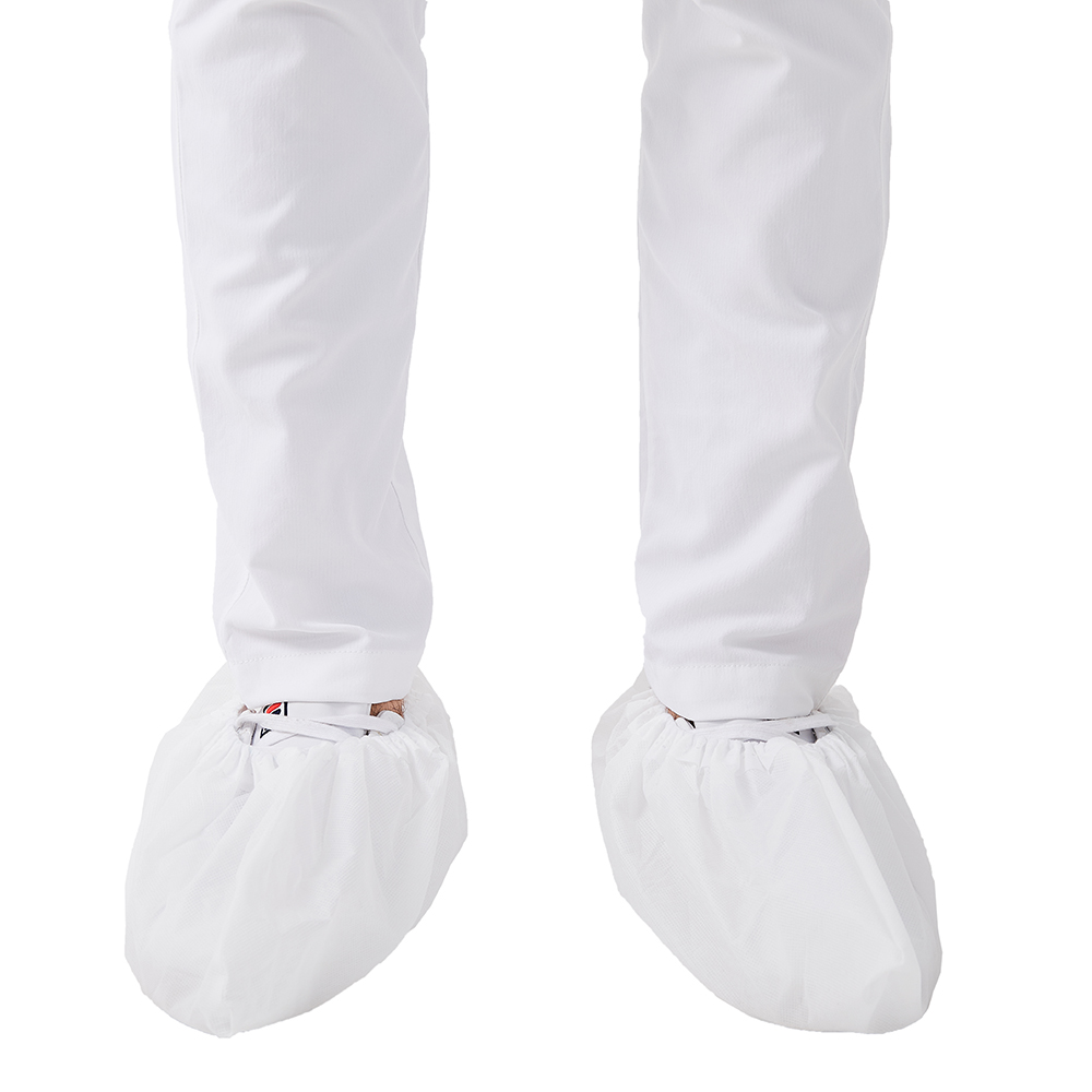 Anti Slip 16x40cm Disposable Shoe Cover For Food Industry