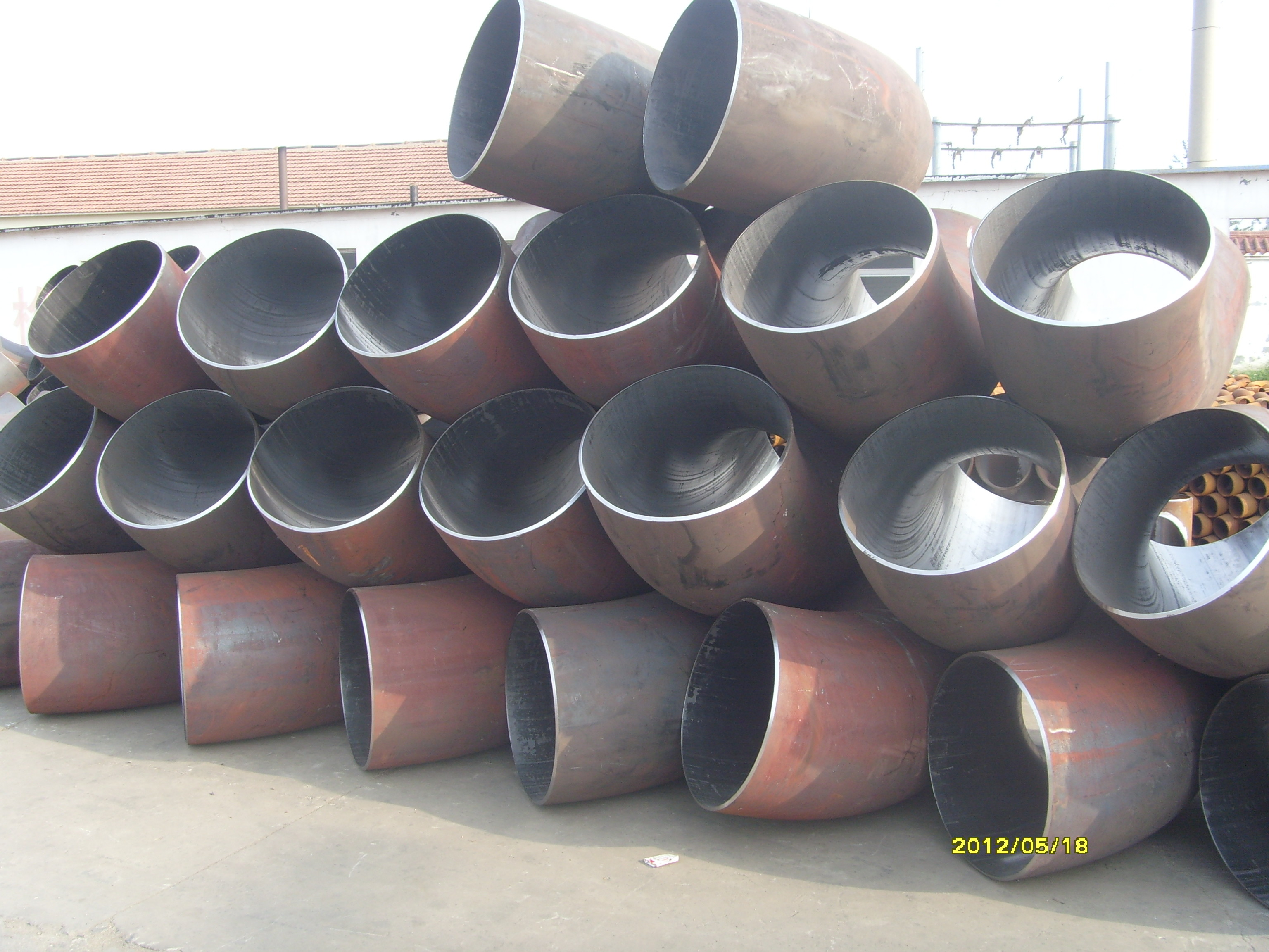 24" Carbon Steel Pipe Bend Butt Welding Seamless 45 Degree ANSI ASME