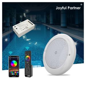 China IP68 Underwater ABS+PC Material18 Keys Remote Control Constant Current AC 12V Surface Mounted Swimming Pool Lights on sale