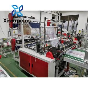 High Speeh HDPE Biodegradable Garbage Bag Making Machine PLC Control