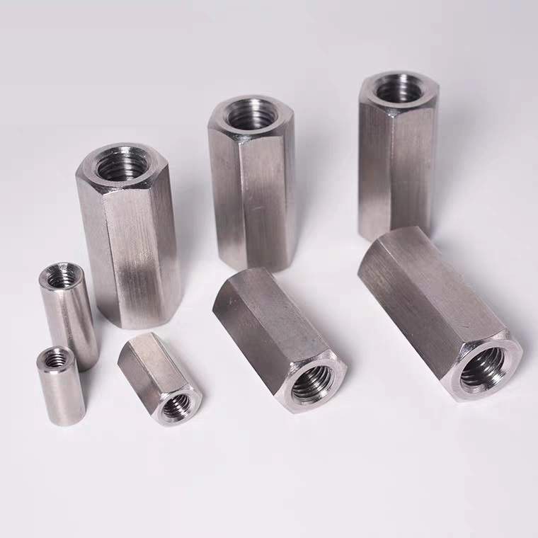 Thread Types DIN6334 ZINC Plated Long Hex Coupling Nut for DIN/GB/ISO