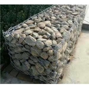 2m*1m*1m Galvanized PVC Coated Hexagonal Wire Mesh Gabion Basket with 80x120mm