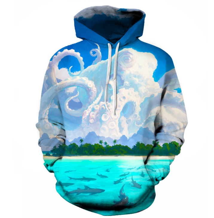 Wholesales men hoodie 3d sublimation print xxxxl jumper hoodies