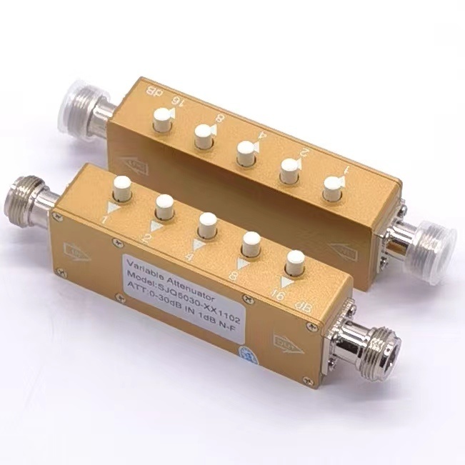 DC-3000MHz 5W 10W RF Variable Attenuator Adjustable Attenuator Stepped Attenuator Step Att N-F