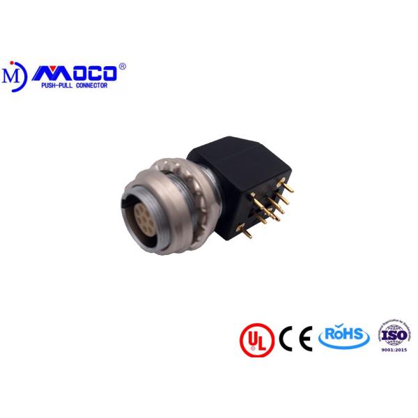 China M9 M11 8 Pin Circular Connector , Right Angle Circular Connector With Two Nuts on sale China M9 M11 8 Pin Circular Connector , Right Angle Circular Connector With Two Nuts on sale