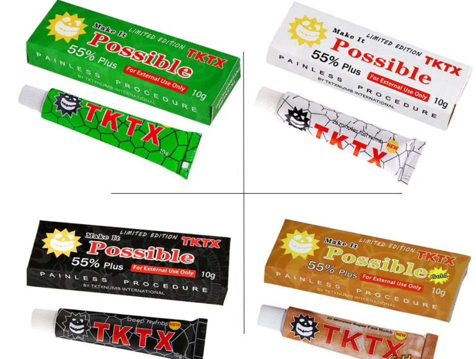 Possible TKTX Tattoo Numbing Cream Anesthetic Painless For Microneedling