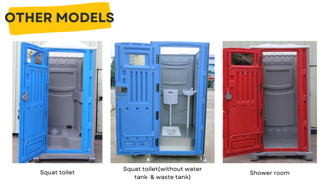 Anti UV Plastic Portable Toilet