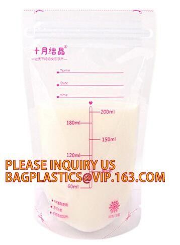 stand up reclosable drinking pouches cold drink Zip lockk bag with straw,Beveragereusable Kids Snack Zip Lock Juice Drink