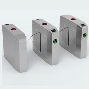 Intelligent Entrance Flap Gate Barrier 600mm Width For Public Security Access
