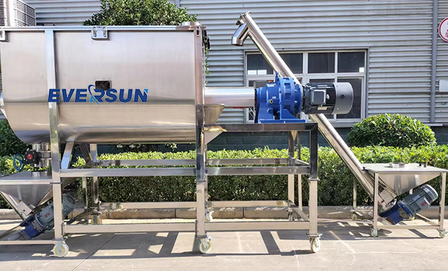 20 - 100rpm Ribbon Blender Machine For Food Chemical Applications