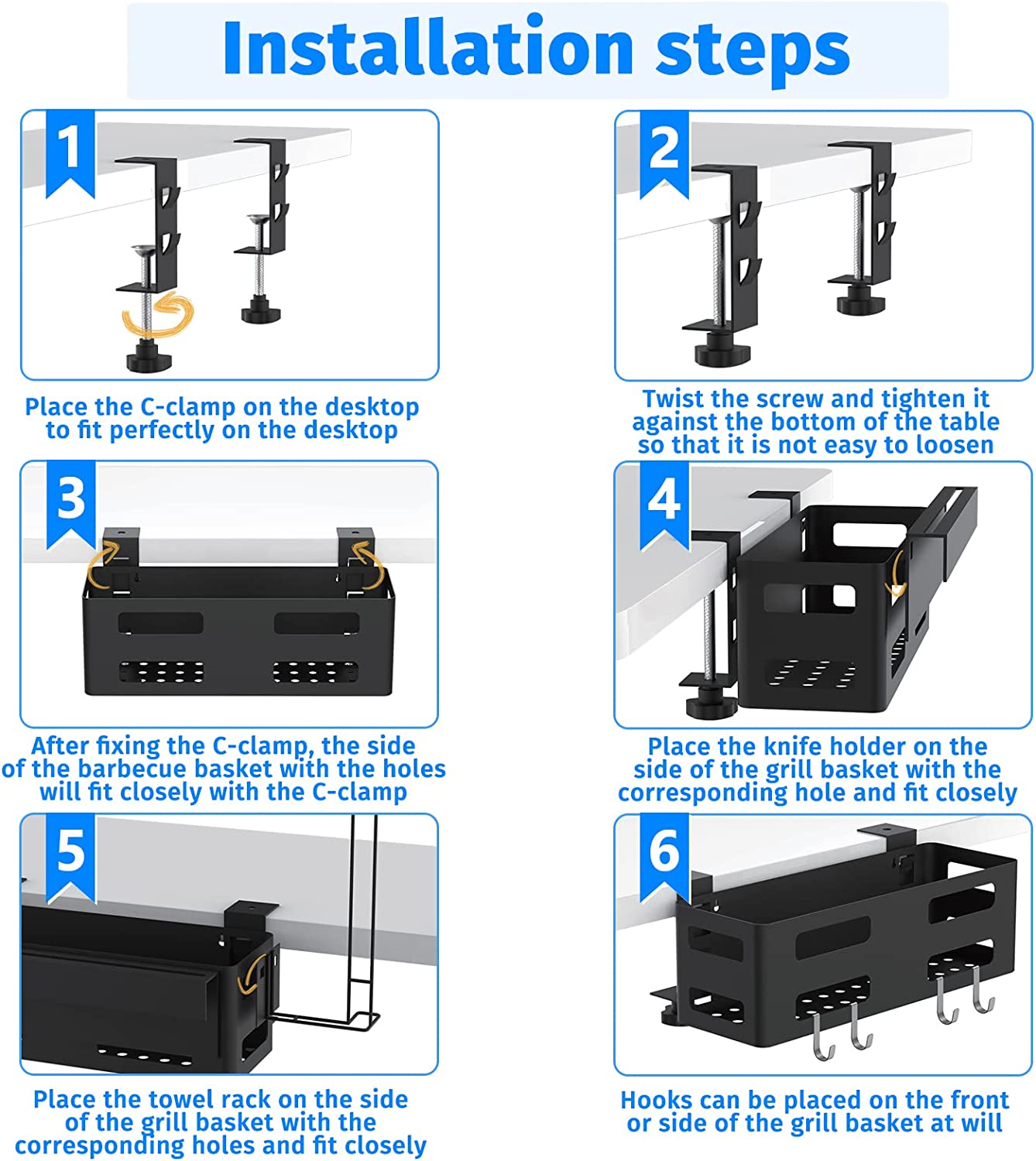Powder Coated Space Saving Griddle Caddy with Paper Tower Holder Upgraded Convenience