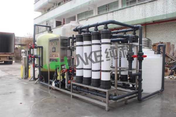 Industrial River Water Purification Systems 15000L UF Technology For Pretreatmen