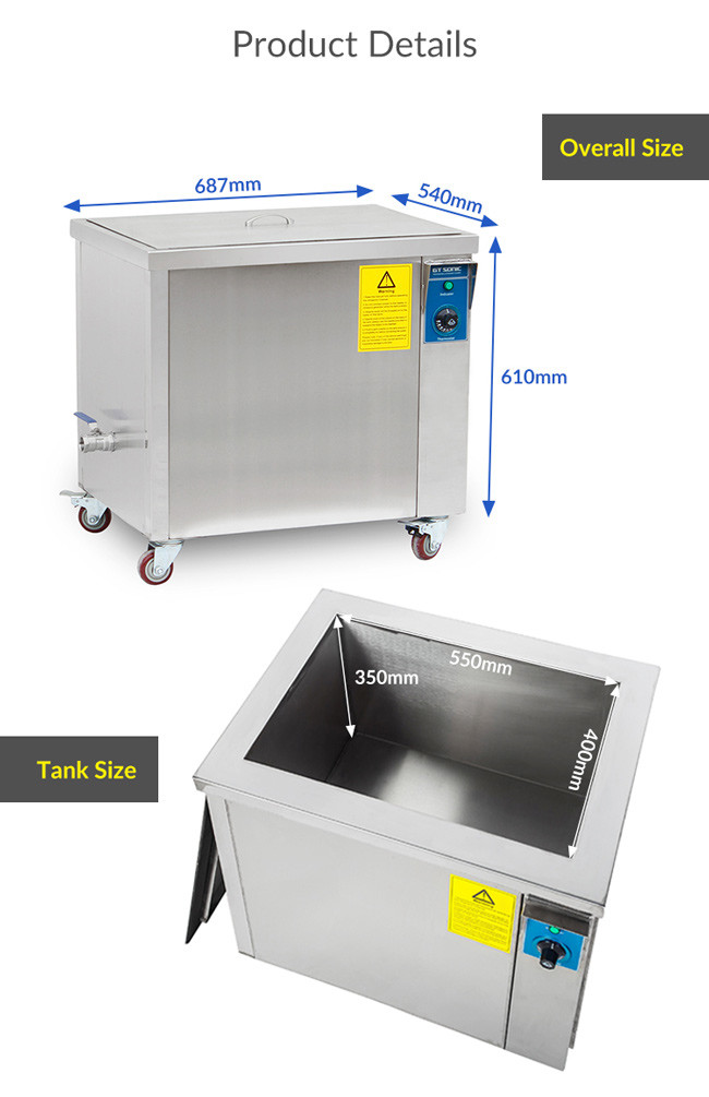 Large Industrial Ultrasonic Cleaning Machine For Carburetor Fuel Injector