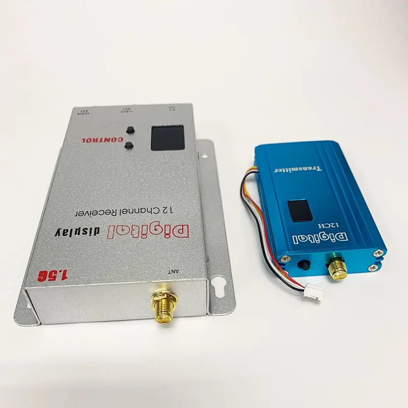 1.5W 1.5Ghz Long Range FPV Transmitter High Power AV Image Sender for Drones and 10-20km Range Wireless Video Transmitter
