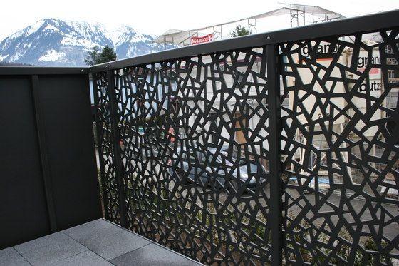 Powder Coated Decorative Outdoor metal screen Villa Garden Aluminum panel