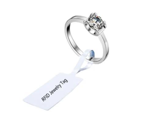 UHF RFID Jewelry label LAB103 , Passive Jewelry Tamper proof Tracking Security