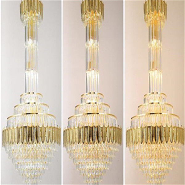 Modern Design Elegant Noble Classic Luxurious Golden Interiorcrystal Chandelier 85V-265V