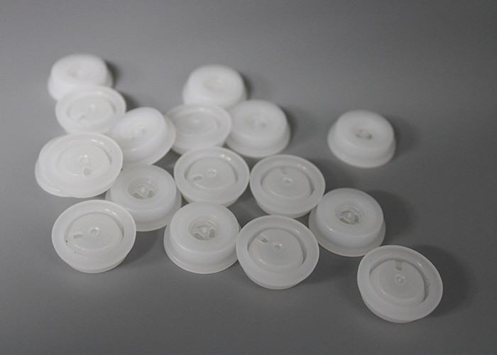 Small Plastic One Way Degassing Valve / Food Grade Silicone One Way Ventilation Valve