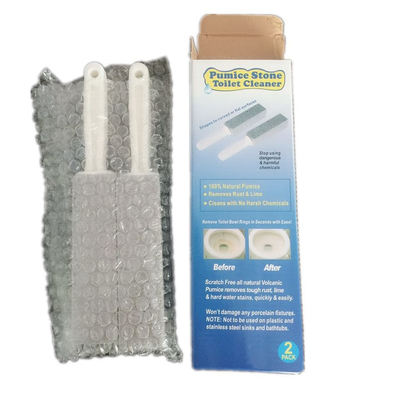 24CM Pumice Stone Brush Home Bathroom Accessories Toilet Bowl Cleaner With Handle