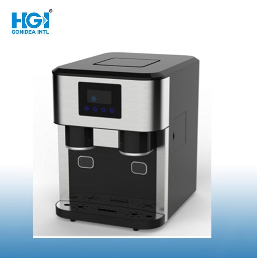 Table Top Smart LCD Display New Ice Maker With Ice Dispenser