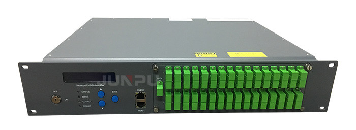 20dbm 1550nm Catv Amplifier , Wdm Edfa Optical Amplifier 32 Ports For GPON / EPON